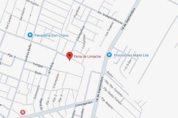 Mapa Feria de Limache