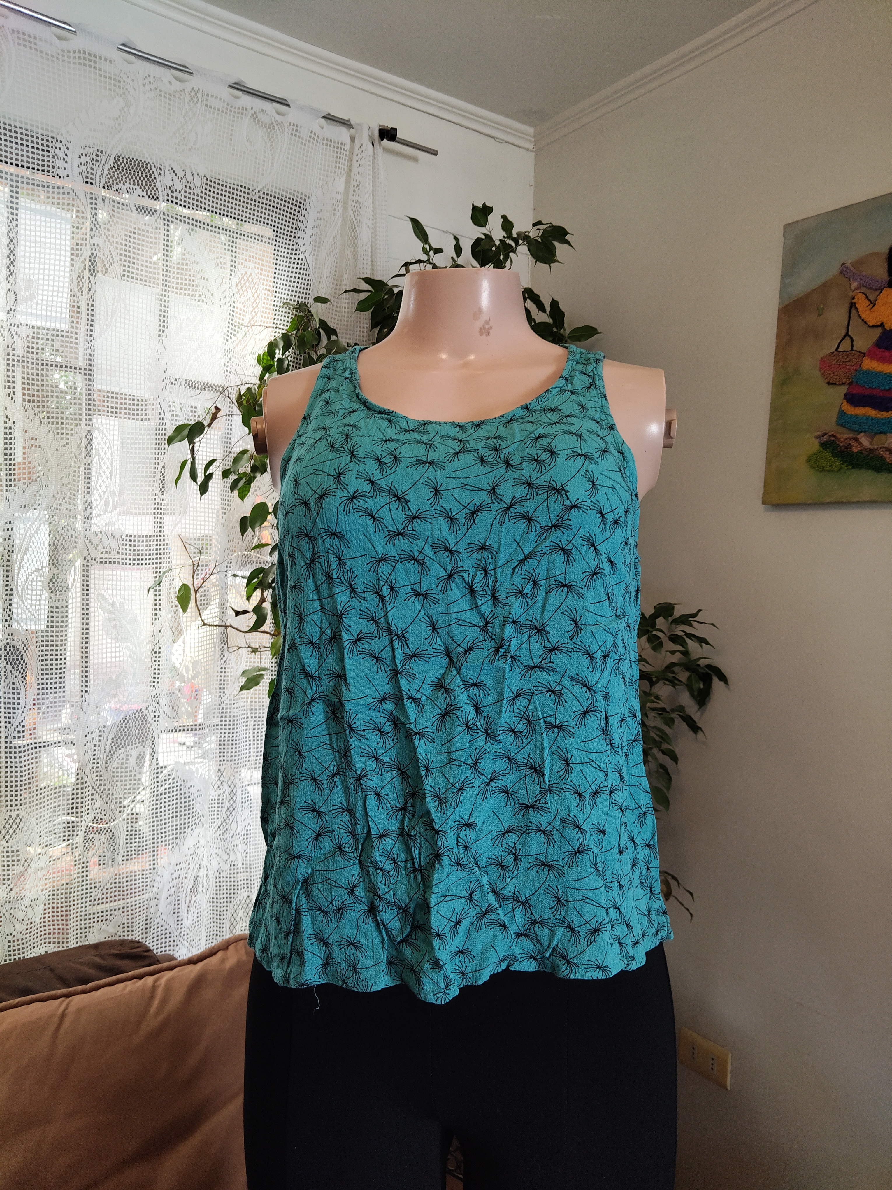 Musculosa turquesa dientes de león